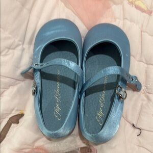 Elegant Blue Kids Dress Shoes by